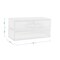 Martha Stewart Brody Clear Plastic Storage Organizer Bins W/ White Engineered Wood Lids, SM-x2/MED-x1 BE-PB3316-WD-3-CL-WH-MS - alternate 4
